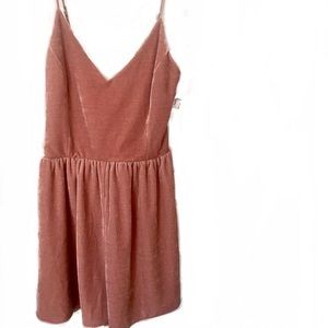 Velvet V-neck Romper